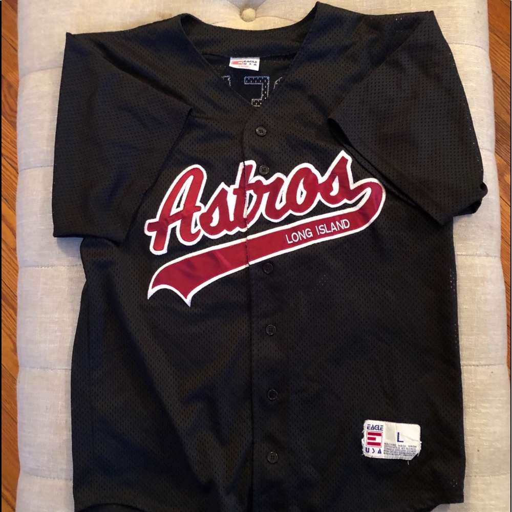 Vintage LI Astros Jersey - L